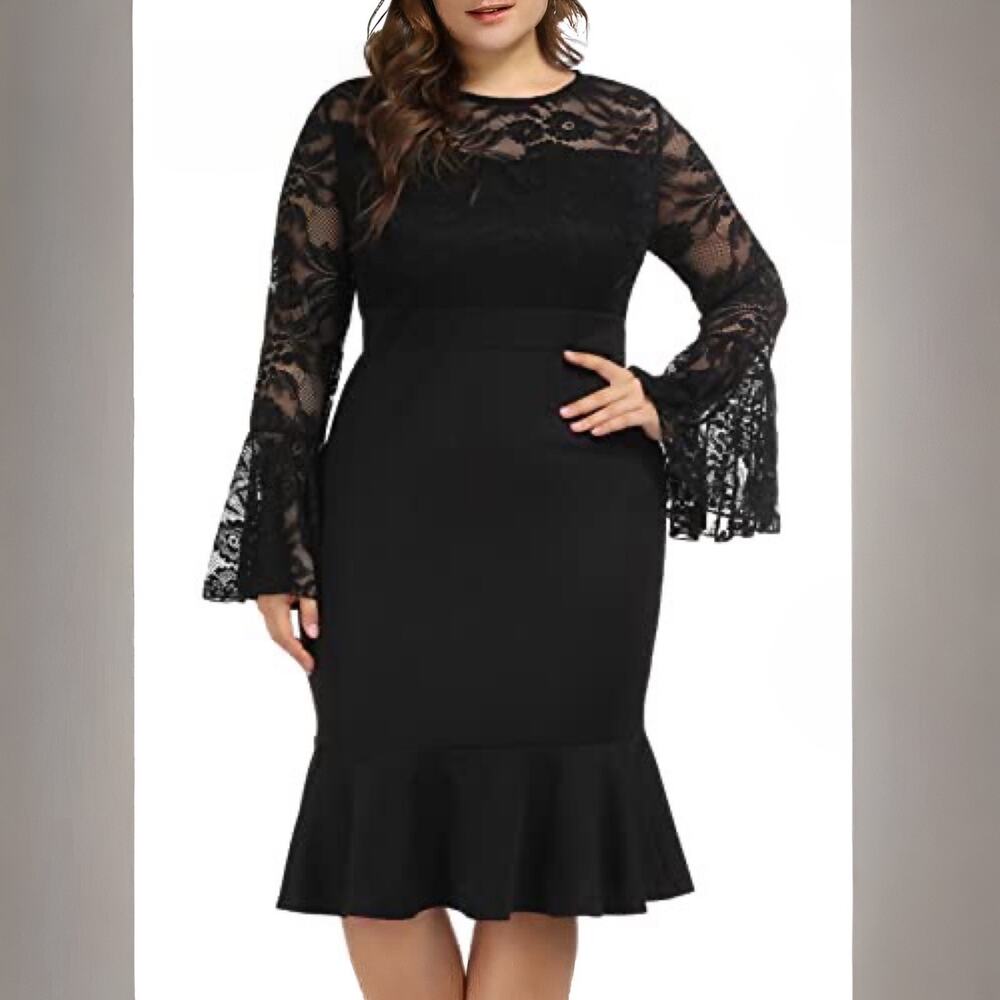 Hanna Nikole Mermaid Fishtail Cocktail Dress